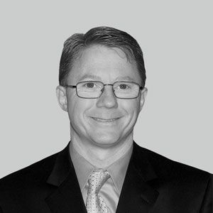 William Duax headshot in black and white