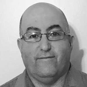 Scott Cohen headshot in black and white